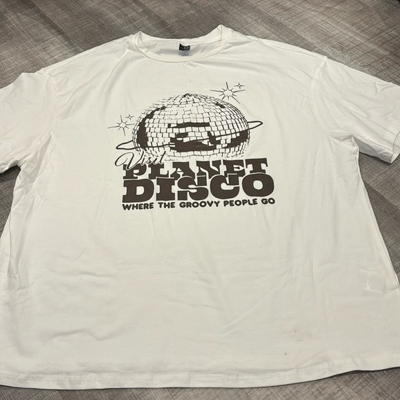 planet disco graphic tshirt - Picture 1 of 3